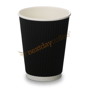 12oz Black Ripple Cups (250)