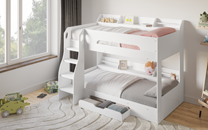 Flair Flick Storage Bunk Bed White