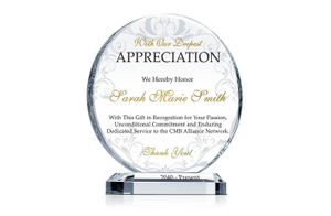 Circle Appreciation Gift Plaques