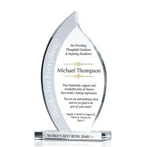 Flame Leadership Appreciation Plaque
