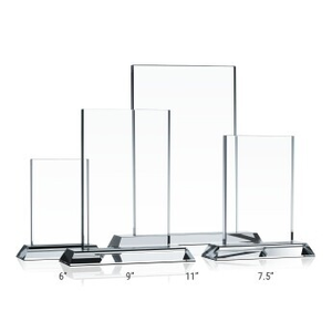Clear Rectangle Plaque