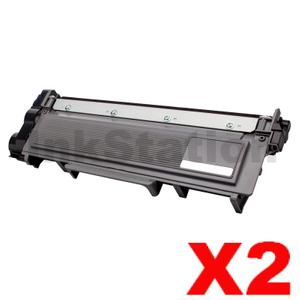 2 x Compatible Brother TN-2350 Toner Cartridge - 2,600 pages