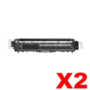 2 x Compatible Brother TN-251BK Black Toner Cartridge - 2,500 pages