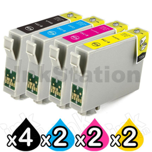 10 Pack Compatible for Epson 73N Series Ink Combo [T0731- T0734] [4BK,2C,2M,2Y]