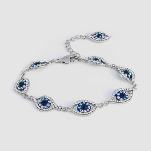 Crystal Multi Eye Bracelet