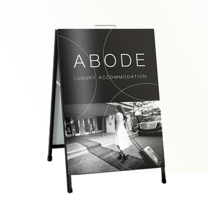 A-Frame with Full Colour Digital Print & Lamination