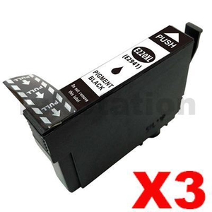 3 x Compatible for Epson 220XL (C13T29419) Black High Yield Ink Cartridge - 400 pages