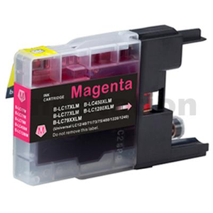 Compatible Brother LC73/LC77XLM Magenta High Yield Ink Cartridge - 1,200 pages