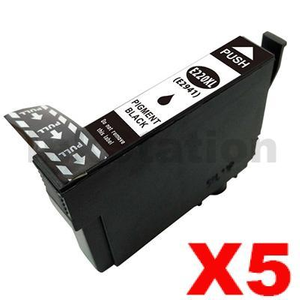 5 x Compatible for Epson 220XL (C13T29419) Black High Yield Ink Cartridge - 400 pages
