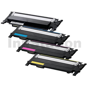 4-Pack Compatible Samsung CLP-360, CLP-365, CLX-3300, CLX-3305 Cartridge Combo CLT406S [1BK,1C,1M,1Y]