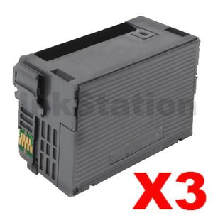 3 x Compatible for Epson 410XL (C13T339192) Black High Yield Inkjet Cartridge