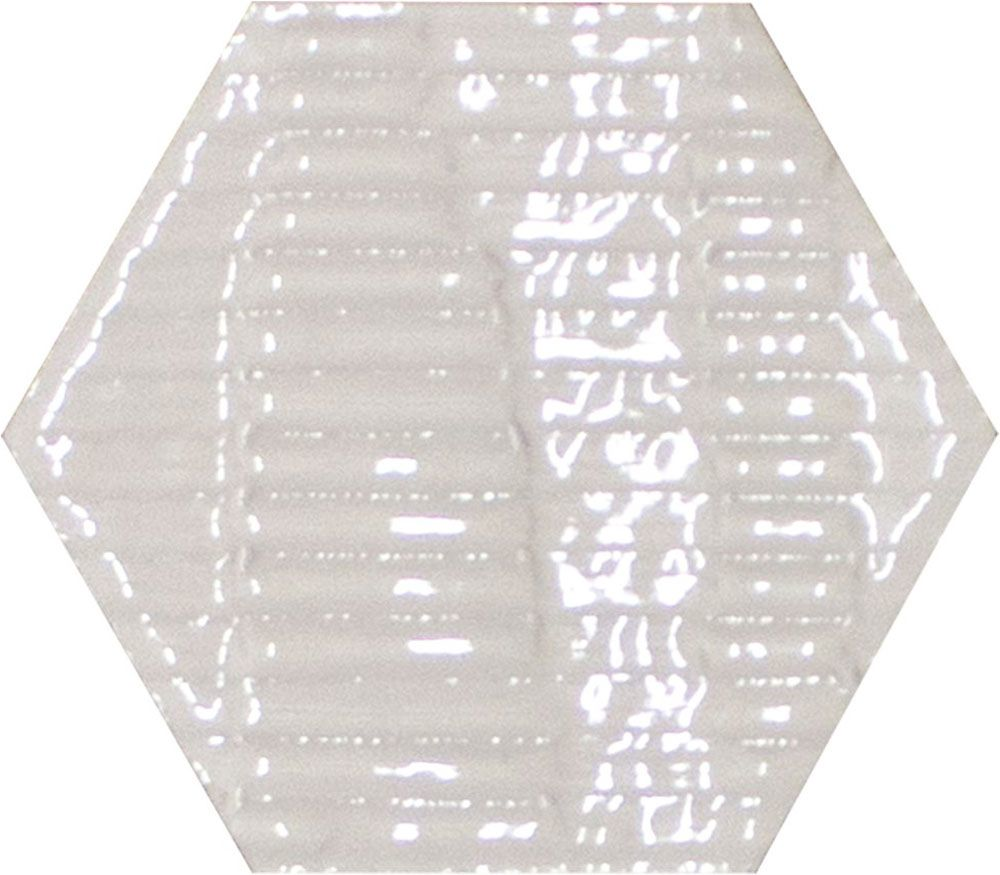 Carton White Gloss Hexagon Tiles