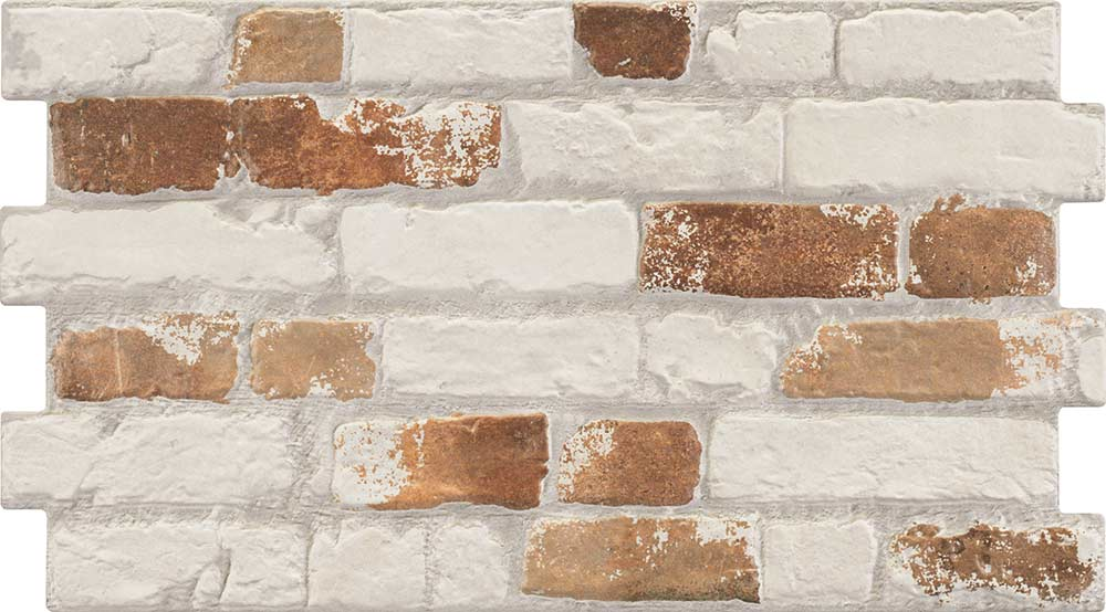 Archaic Painted Brick Effect Tiles