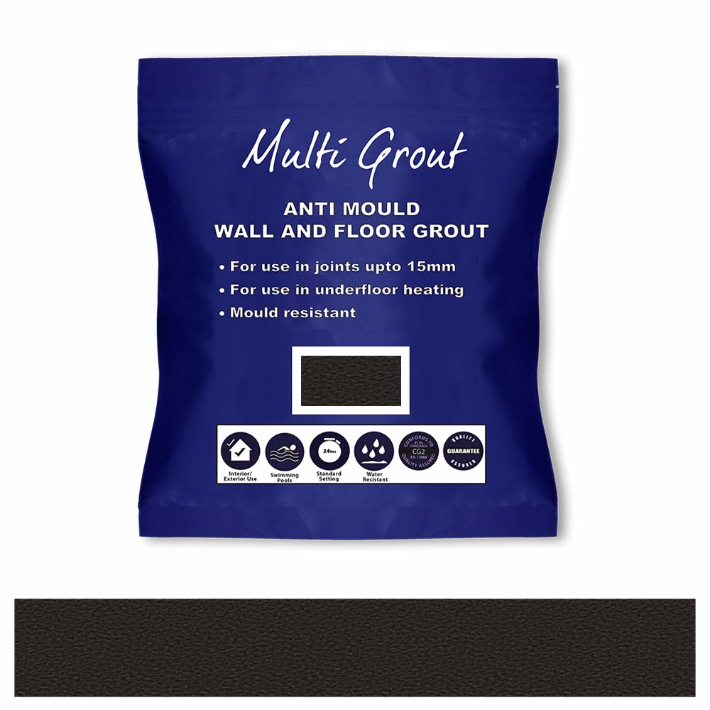 Charcoal Anti-Mould Tile Grout 3kg