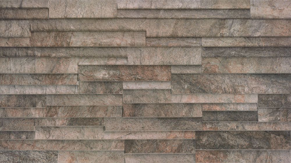 Marron Cladding Effect Tile