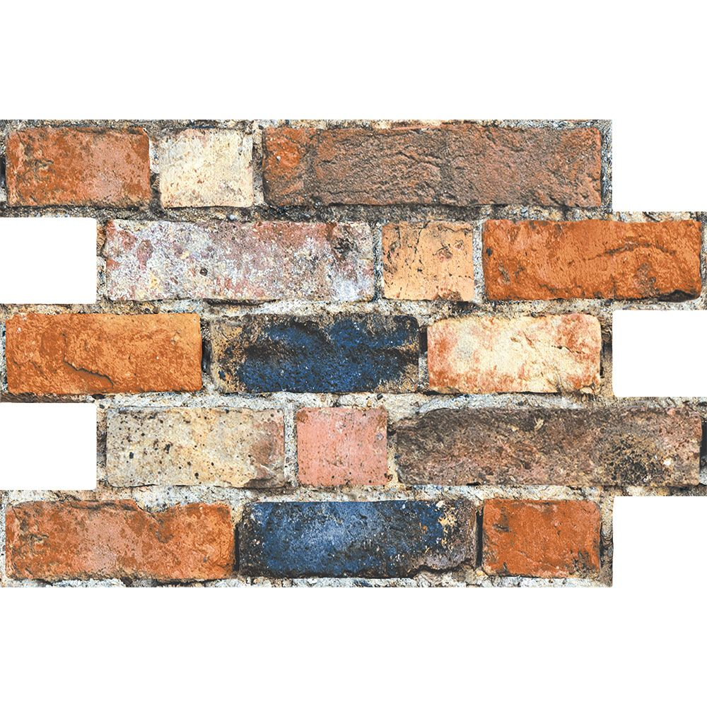 Rustic Mix Brick Slip Effect Tiles