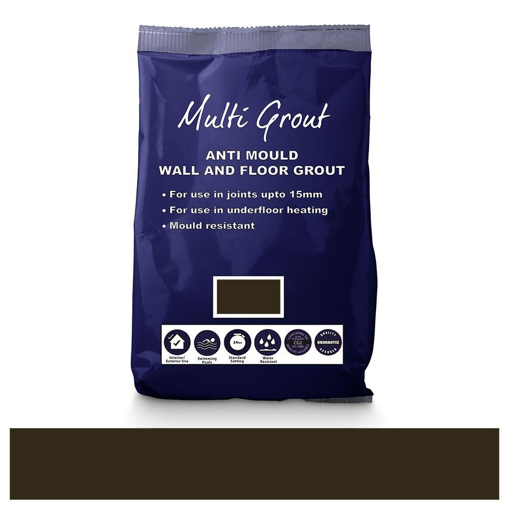 Brown Anti-Mould Tile Grout 10kg