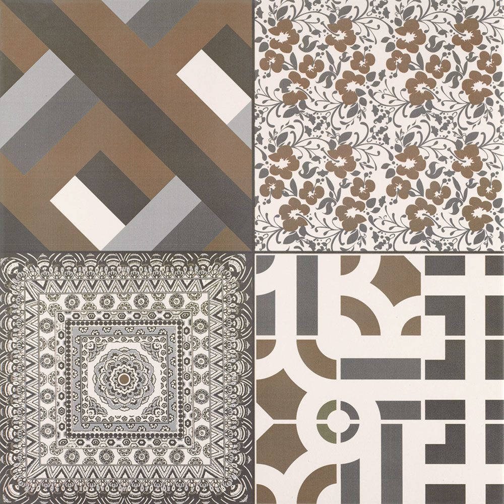 Azulejo Monotone Pattern Tiles