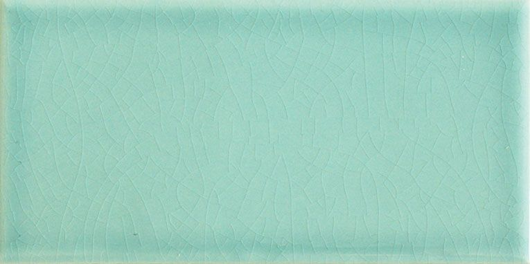 Varenne Teal Smooth Crackle Metro Tiles