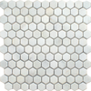 Blanco Marble Hexagon Tiles