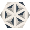 Contour Shadow Hexagon Tiles