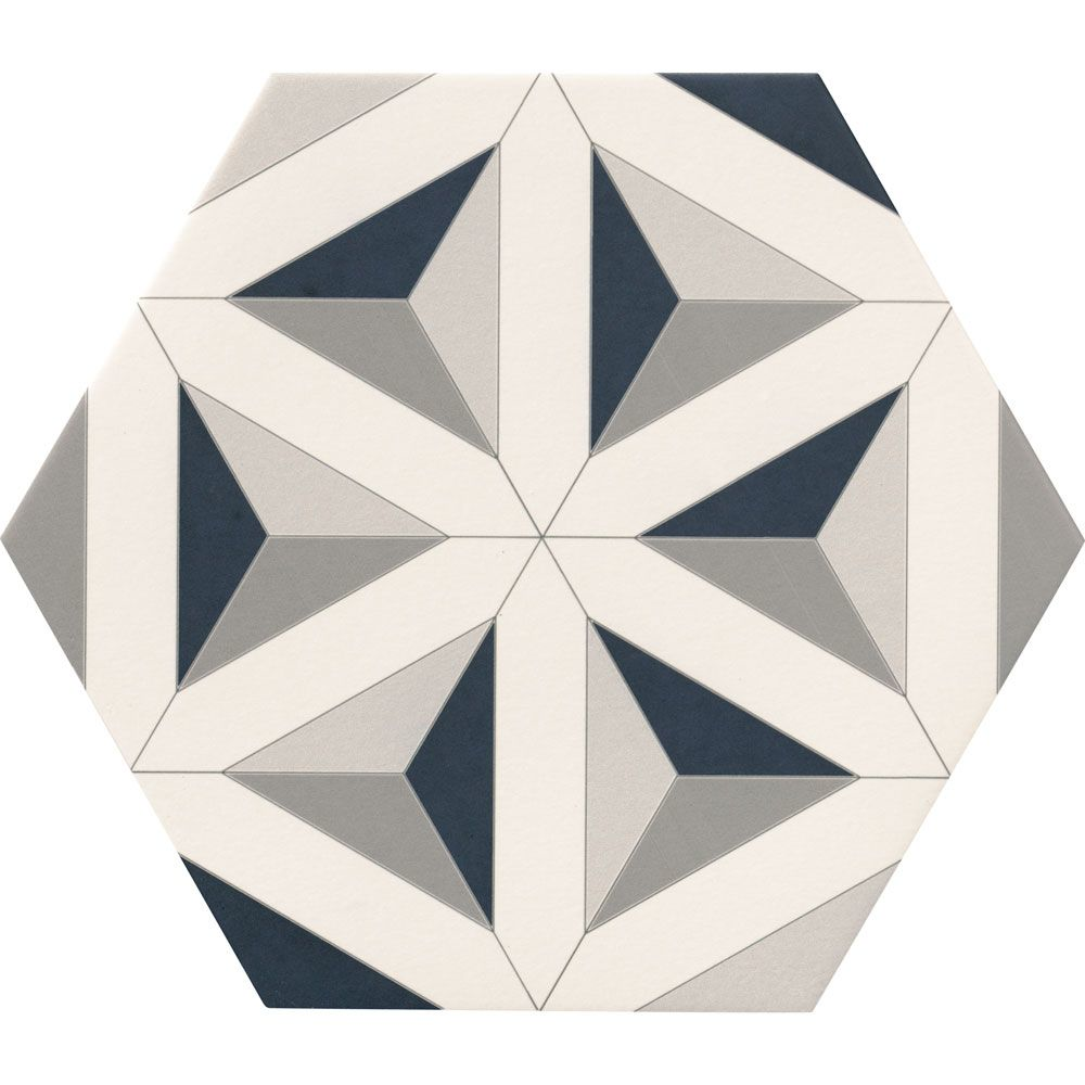 Contour Shadow Hexagon Tiles