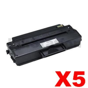 5 x Dell B1260, B1265 Compatible Toner Cartridge - 2,500 pages