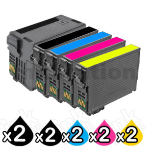 10 Pack Compatible for Epson 410XL (C13T339192-C13T340492) High Yield Inkjet Cartridges [2BK,2PBK,2C,2M,2Y]