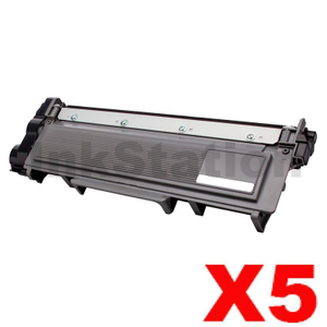 5 x Compatible Brother TN-2350 Toner Cartridge - 2,600 pages