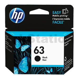 HP 63 Genuine Black Inkjet Cartridge  F6U62AA - 190 Pages