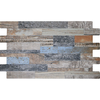 Blue Mix Split Face Wood Tiles