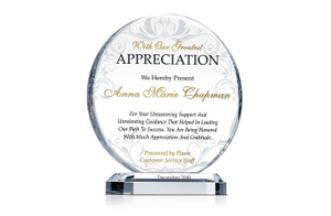 Circle Employee Award Plaques