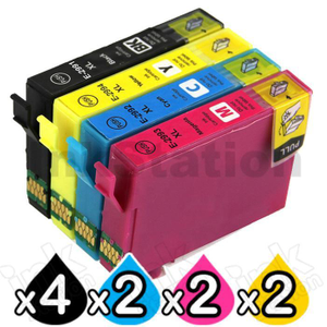 10 Pack Compatible for Epson 29XL (C13T29914010-C13T29944010) High Yield Ink Cartridges [4BK, 2C, 2M, 2Y]