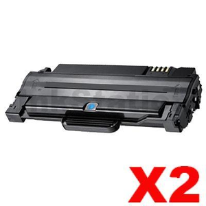 2 x Compatible Samsung ML-1915/2520/2525/2540/2540/2545/2580N/SCX-4623F (MLT-D105L 105L) Black Toner Cartridge SU768A - 2,500 pages