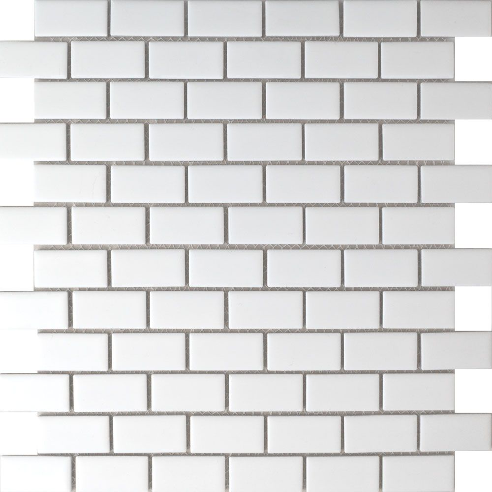 Matt White Brickbond Tiles
