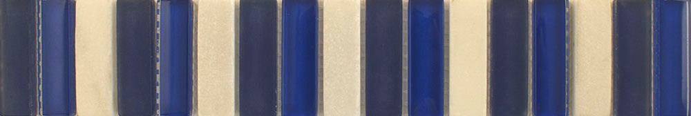 Glass Fusion Glass Border Tiles
