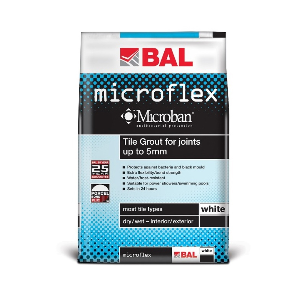 Microflex White Wall Grout