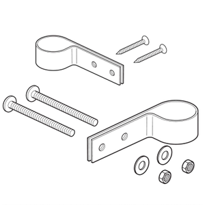 P Clips (Pack Of 4) - 35.0mm