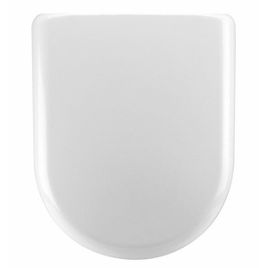 Nuie Luxury D-Shape Soft Close Toilet Seat with Top Fix - White
