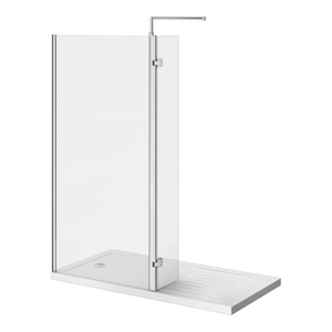 Nova 1600 x 800 Wet Room (900mm Screen, Return Panel + Tray)