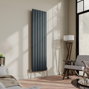 Urban Vertical Radiator - Anthracite - Single Panel (1600mm High) 456mm Wide