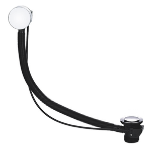 Cruze Bath Pop-up Waste &amp; Overflow - Chrome