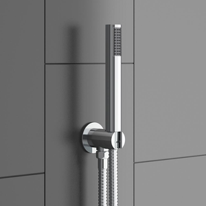 Cruze Round Outlet Elbow with Parking Bracket, Flex &amp; Handset