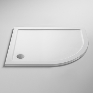 Pearlstone RH Offset Quadrant Shower Tray 1200 x 800 x 40 Right Hand