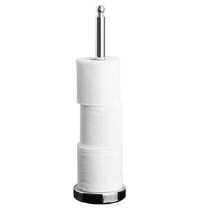 Chrome Toilet Paper Holder with Small Ball Detail