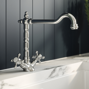 Nuie Traditional French Classic Kitchen Sink Mixer - Chrome