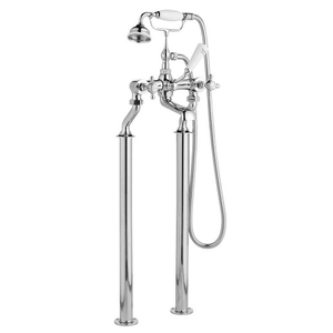 Hudson Reed Topaz Freestanding Bath Shower Mixer - Chrome