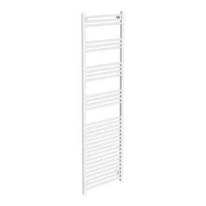 Toreno Heated Towel Rail – White – 500 x 1800mm – Straight Bars