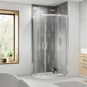 Pacific Quadrant Shower Enclosure inc. Tray 900x900mm