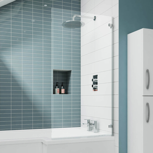 1400 Hinged Square Bath Screen
